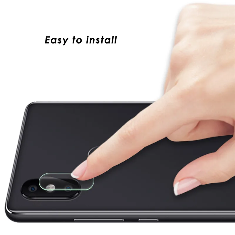 Qosea (3 PACK) For Xiaomi Redmi S3 Camera Lens Flim 9H Hardness Crystal Ultra-thin Clear Mi Note 7 Phone Tempered Glass film | Мобильные