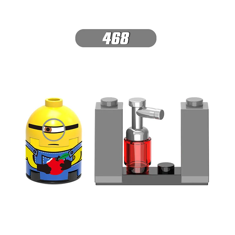 Строительные блоки legoed Миньоны кино банан блок Мини Фигурки игрушки для детей