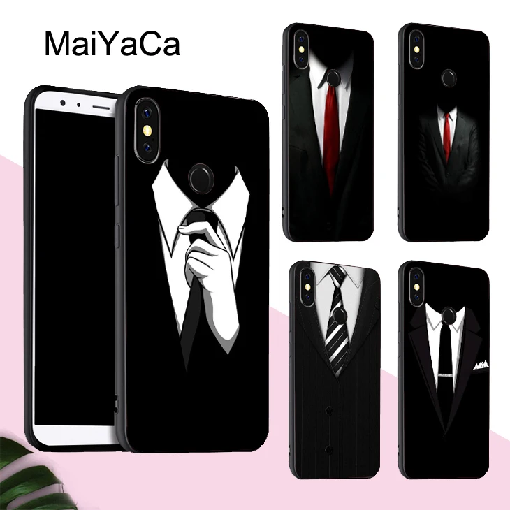 Чехол с галстуком MaiYaCa для POCO X3 F2 Pro чехол Red mi Note 8 8T 7 9 9S 9A 9C Mi 10 Lite A3 | Мобильные