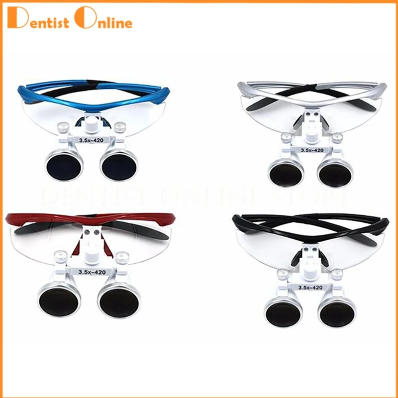 

3.5x420mm Dental Loupes Surgical Binocular Loupe Dental Magnifier Glasses