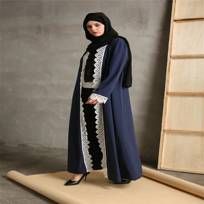 Мусульманский кардиган халат макси платье абайя мусульмане турецкий Vestido