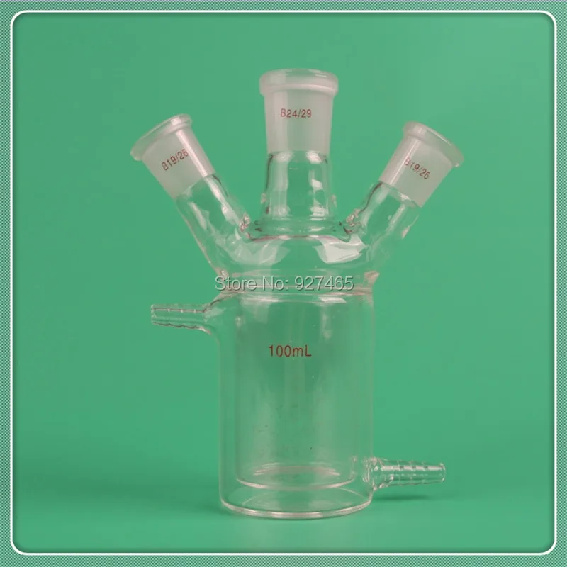 Лабораторная реакционная колба из жаккардового стекла 100 мл реакционный сосуд |