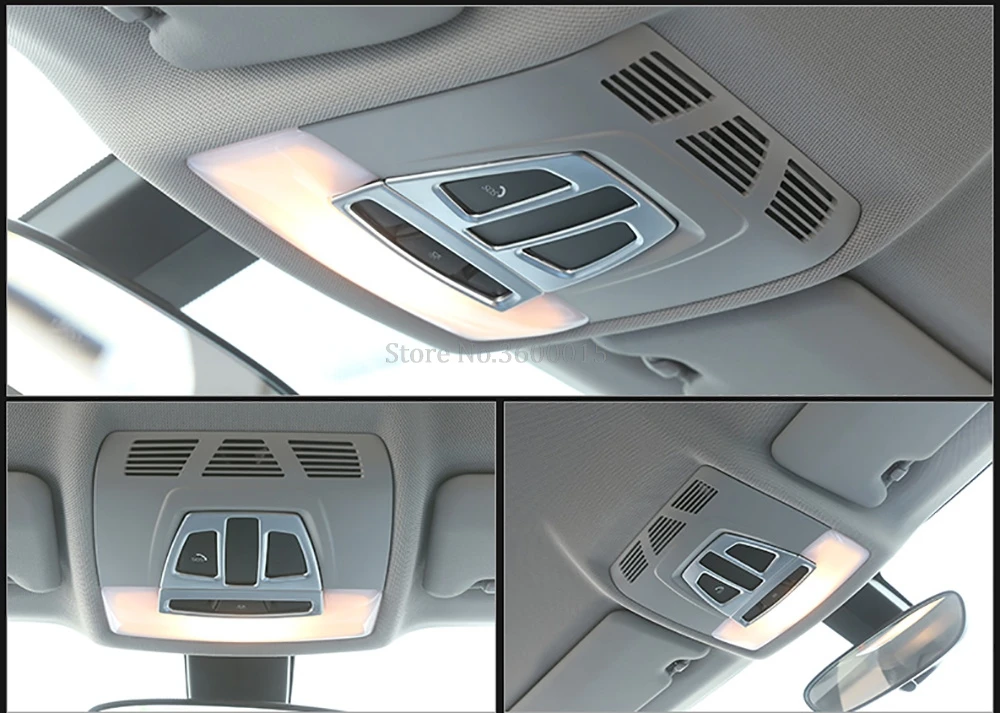 For BMW X1 F48 X5 F15 X6 F16 2 Series Active Tourer F45 F46 2016 2017 2018 Front Reading Light Lamp Cover Trim Inner Accessories|Лепнина