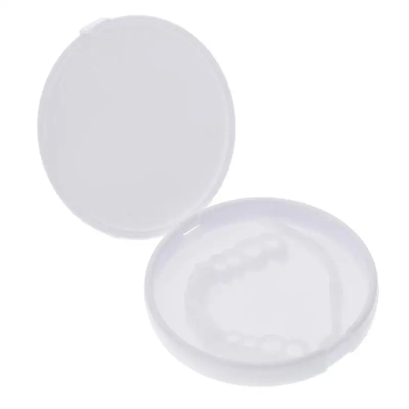 B Reusable Teeth Cover Adjustable Flex Whitening False Teeth Fits Dental Care - Окраска металла: B