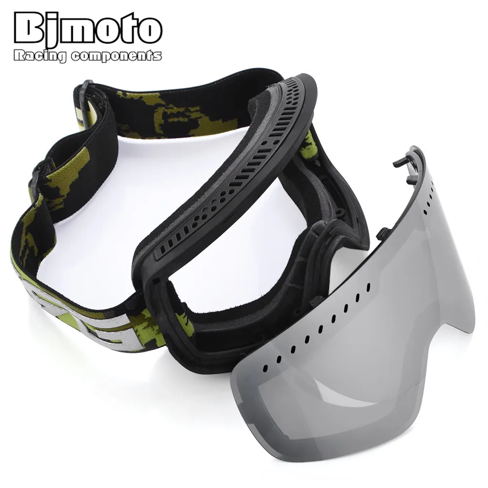 BJMOTO профессиональные мульти лыжные очки 2 двойные линзы противотуманные