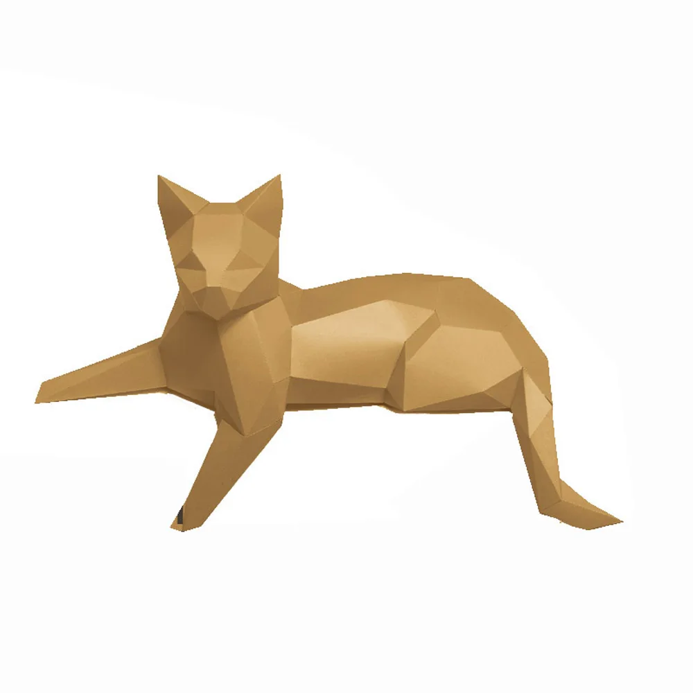 As picture 3D кошка собака животное гостиная книга настенная полка домашний декор домашнее Искусство DIY ручной работы бумажные ремесленные модели вечерние подарки - Цвет: As picture