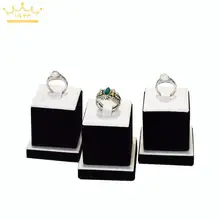 Free Shipping 3 Pcs/lot Hot Sale Show Ring Jewelry Decoration Display Stand High Quality Rack Holder For Ring Display Cases