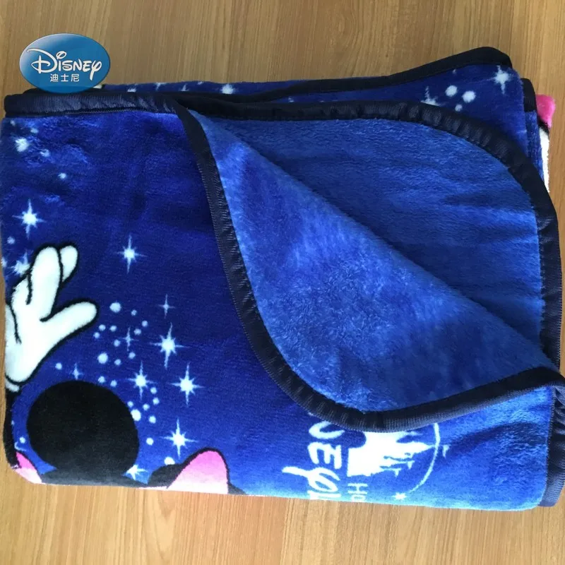 Скидки! Динейлендские пары мультяшное Королевский Синий Одеяло Минни Микки Маус