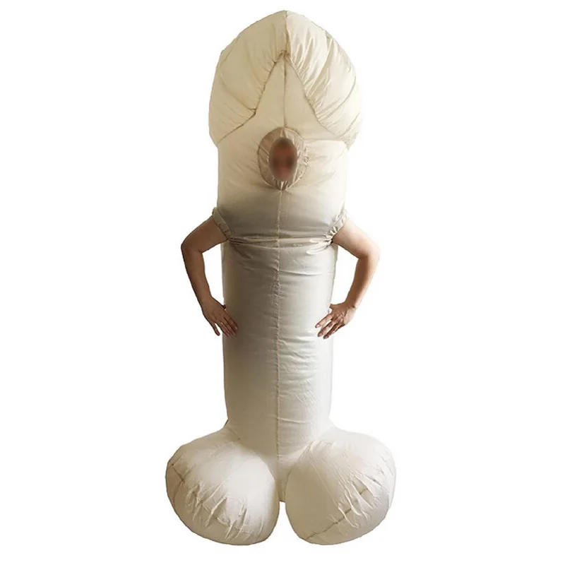 Inflatabe пениса нарядное платье сексуальное надувной Уилли ручка ночь Вилли