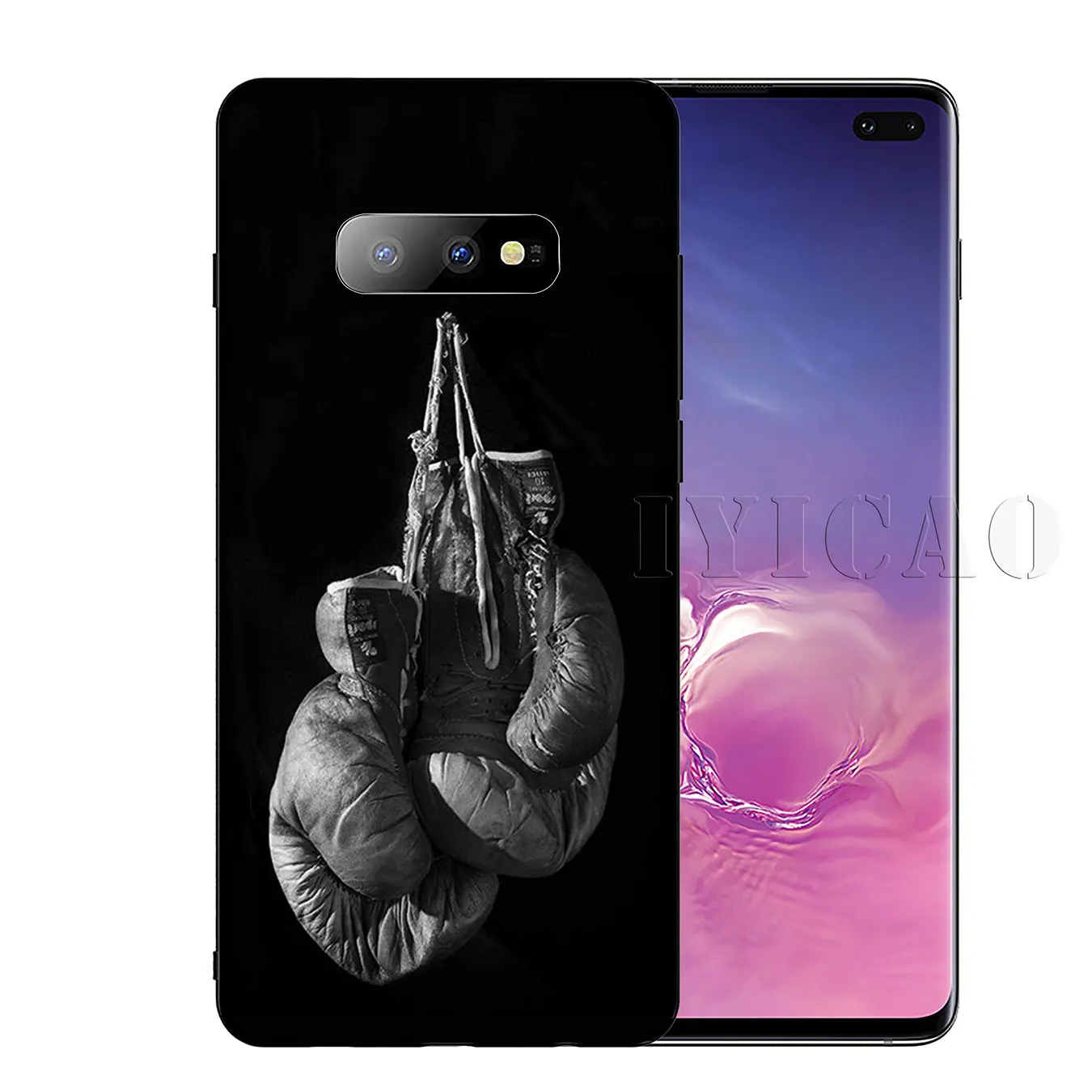 Cartoon Boxing Girl Gloves Pattern tpu Soft Silicone Phone Case for Samsung Galaxy S20 Ultra S10 Lite S9 S8 Plus S6 S7 Edge S10e |