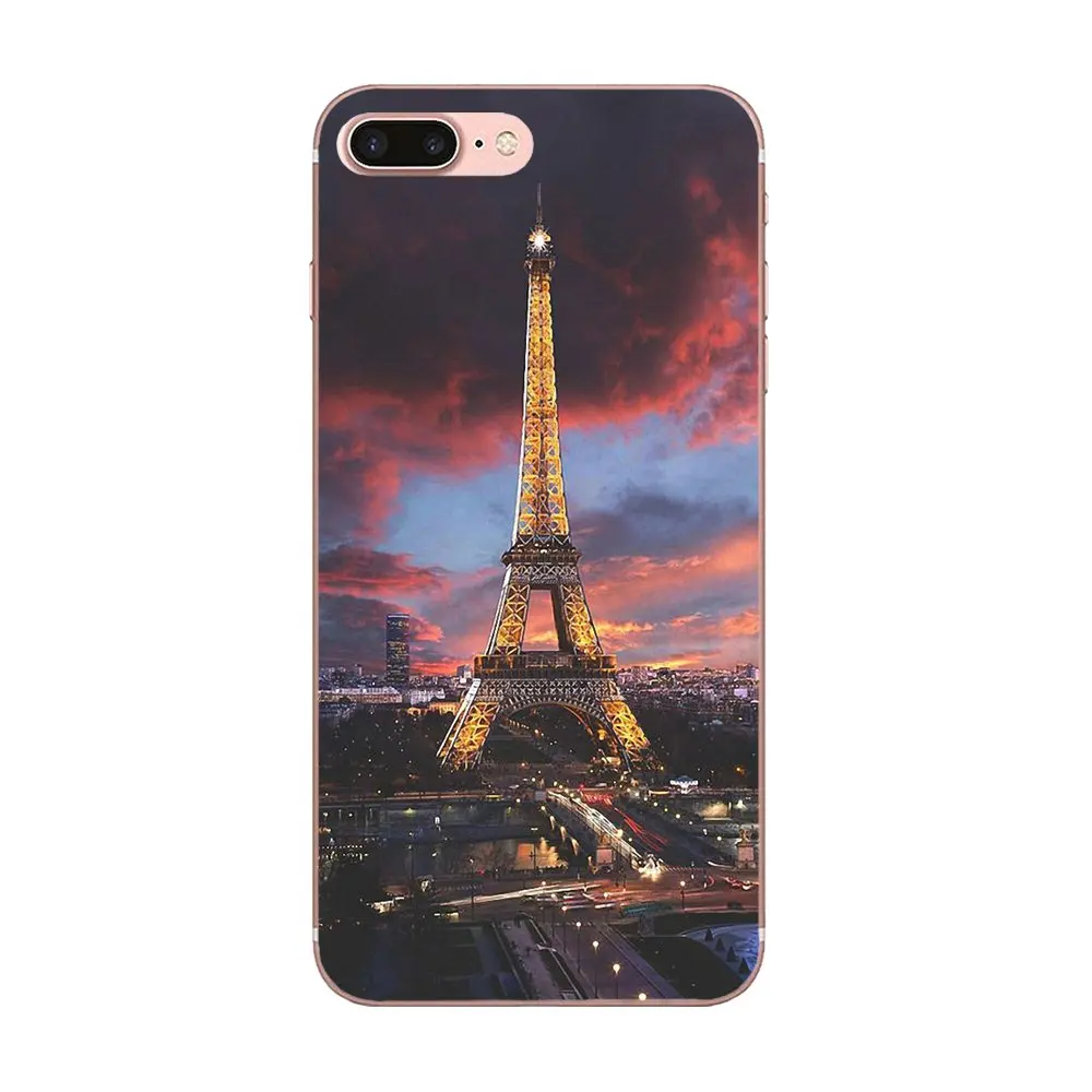 Розовый чехол из ТПУ для LG Nexus 5 5X G2 G3 mini spirit G4 G5 G6 K4 K7 K8 K10 2017 V10 V20 V30 Stylus Dusk Paris Eiffel