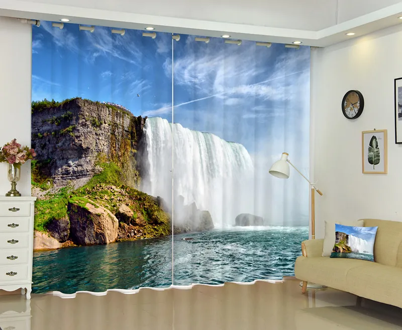 

Natural Wonders 3D Waterfall Window Curtain