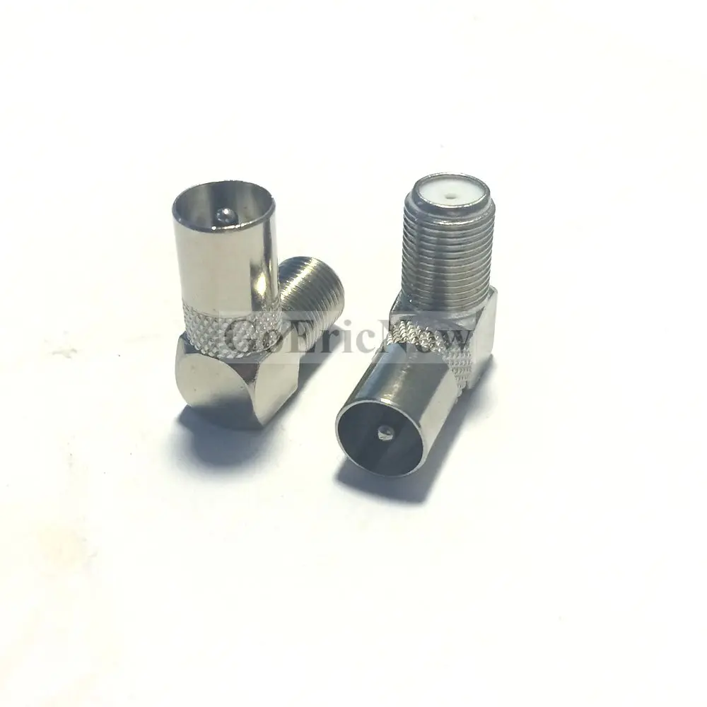 1 шт. радиочастотный коаксиальный 90 градусов прямоугольный ТВ кабель Разъем F