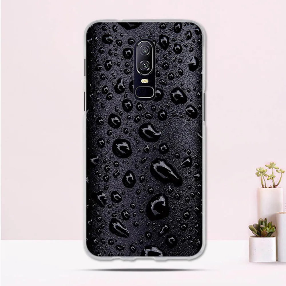 Чехол для OnePlus 6 One Plus 1 + чехол мягкая задняя крышка из ТПУ силиконовые чехлы