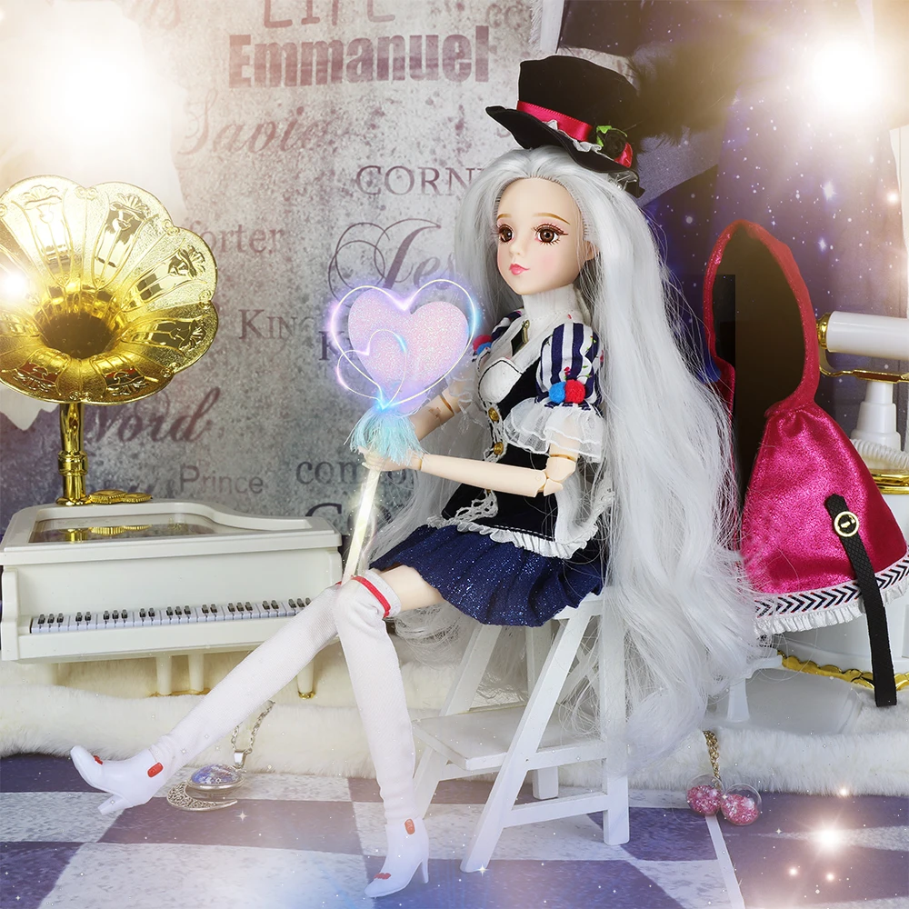 DBS 1/6 BJD белое кожаное шарнирное тело основная Аркана Магическая Карта Таро 30 см