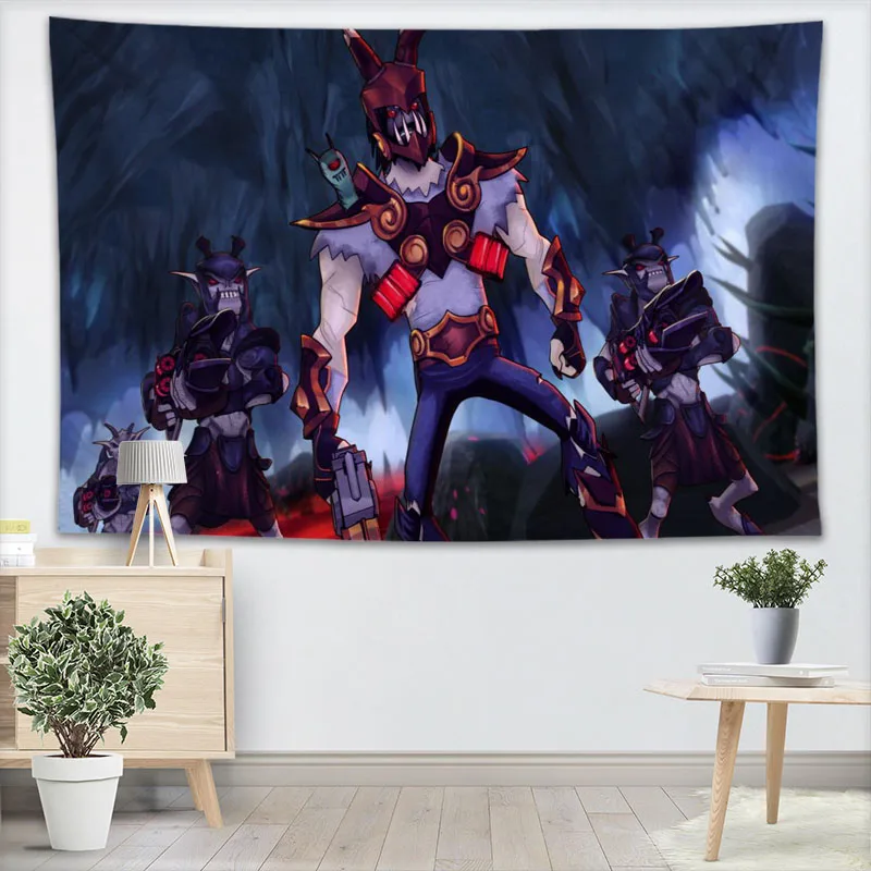 Slugterra Ghouls Wall Tapestry Custom Your Pattern Yoga Office Sofa Bedspread For Kids Room College Dorm Decoration | Дом и сад
