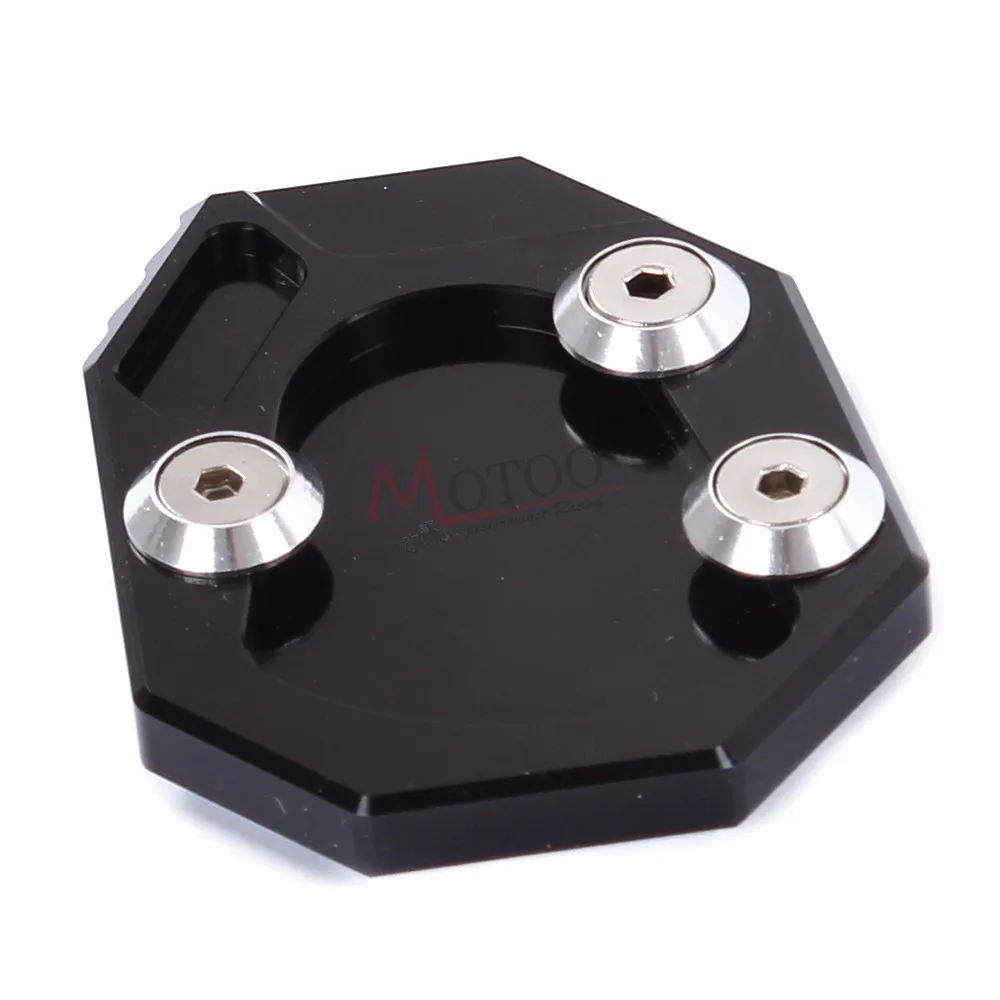 CNC алюминиевая мотоциклетная боковая подставка для увеличения пластины удлинитель подставки для YAMAHA R1 2009 2010 2011 2012 2013