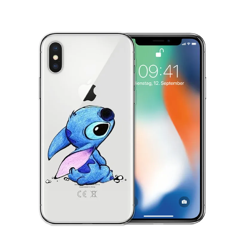 T5972 Чехол для телефона с рисунком стежка, чехол для iPhone 6 s 6 S 7 8 Plus X, Мягкий силиконовый чехол из ТПУ для iPhone XS MAX XR 5S SE, задняя крышка - Цвет: T5972