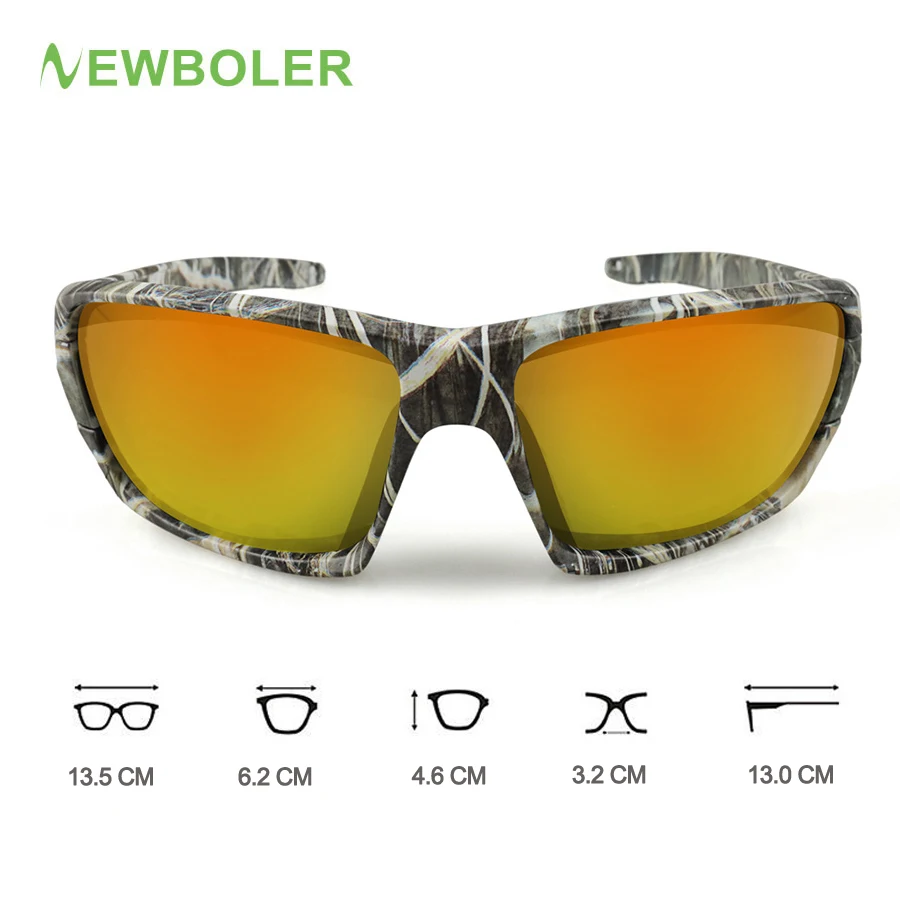 NEWBOLER 3 поляризованные линзы велосипедные очки камуфляжная оправа спортивные