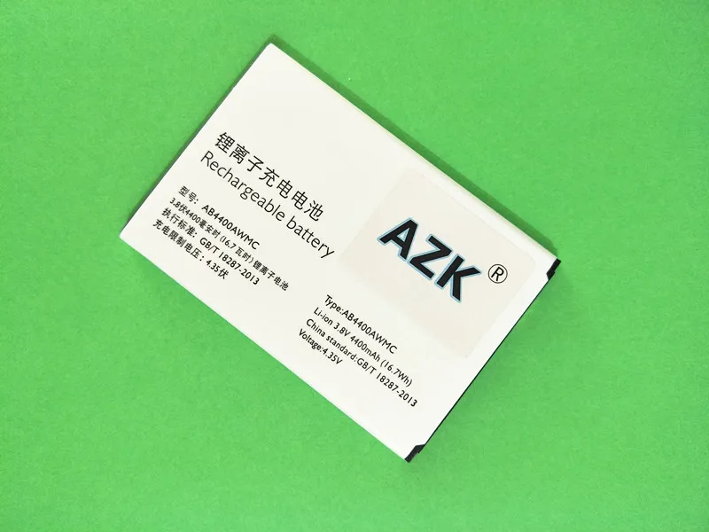 Аккумулятор AZK AB4400AWMC на 4400 мАч для Philips V387 CTV387 мобильный телефон сменная