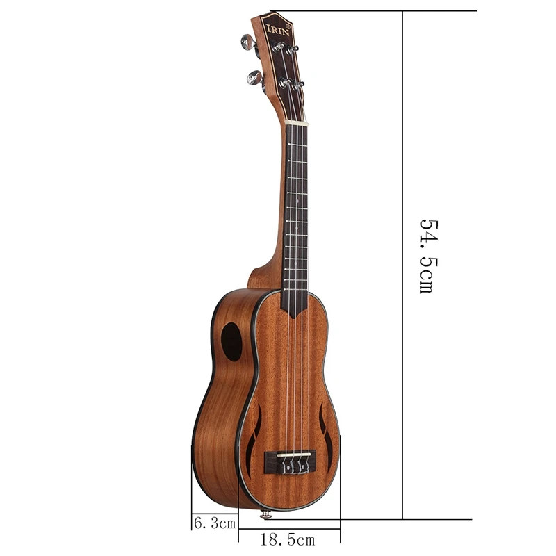 ABGZ-Irin сопрано укулеле 21 дюймов ореховое дерево акустическая гитара Ukelele красное дерево гриф шеи Гавайи 4 струны гитары ra