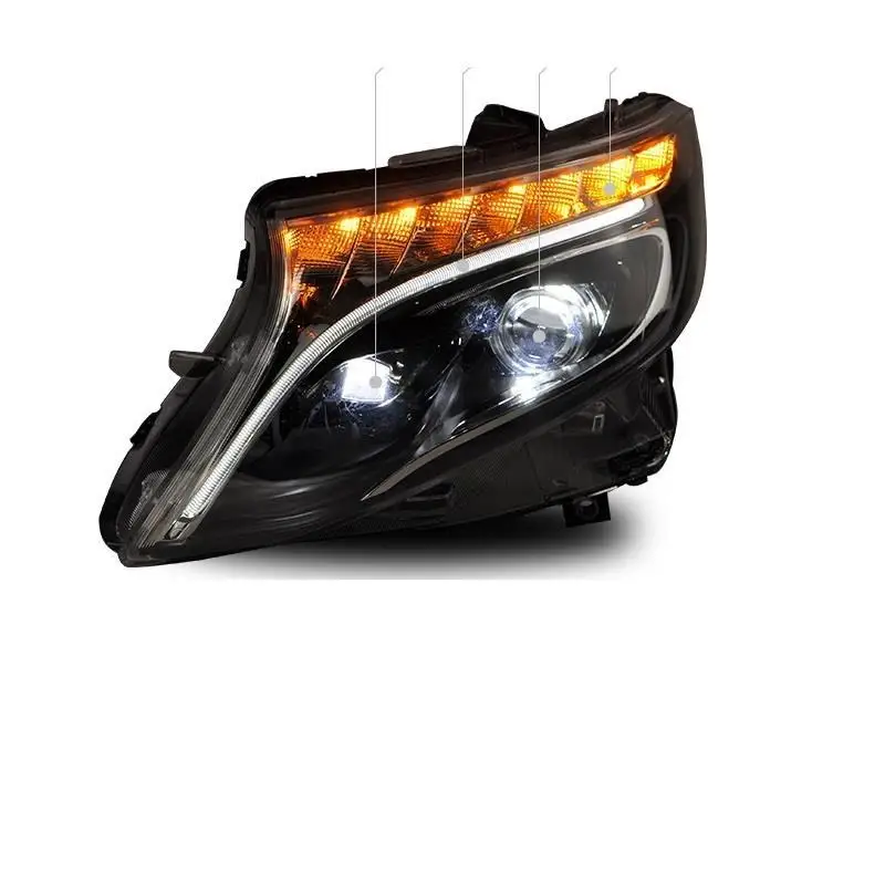 Бег Авто автомобилей внешней стороны поворотов аксессуар Led DRL Фары сзади