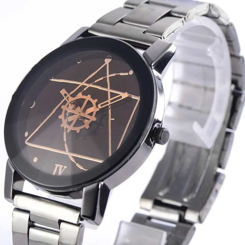 

Lovers Watches Fashion Stainless Steel Band Wrist Quartz Watch Men Women Retro Analog Wristwatch Reloj Mujer Timer Smile