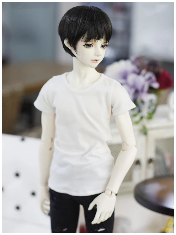 Детская Одежда Bjd/sd Однотонная футболка разные цвета рубашка с короткими