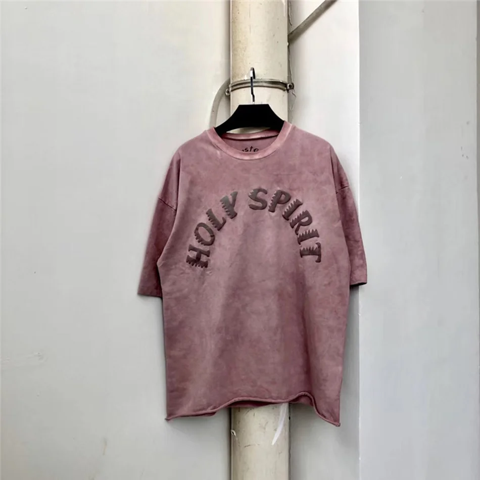 2019 Kanye West футболки служба по воскресеньям Holy Spirit CPFM топ лучшего качества с круглым
