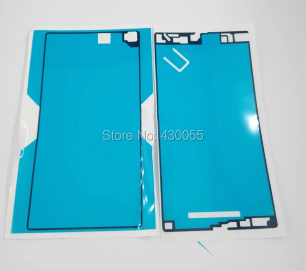 

100% New Ymitn Housings Front Faceplate Adhesive Tape Back Cover Case Battery door Sticker For Sony Xperia XL39H ZU C6833 C6802