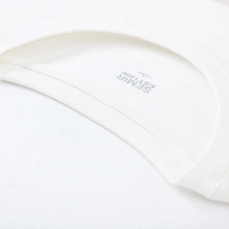 Мужская футболка с коротким рукавом SEMIR свободная хлопковая в уличном стиле для