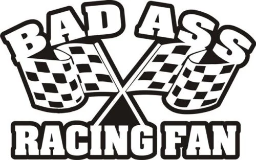 For 2Pcs Bad Ass Racing Sticker Decal Car Styling | Автомобили и мотоциклы