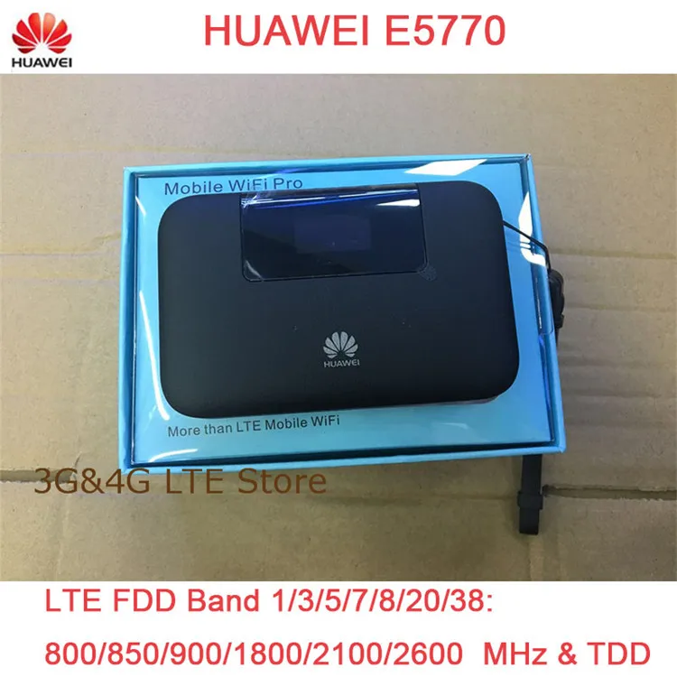 Открыл huawei E5770 4 г Мобильный Wi Fi Pro маршрутизатор 5200 мАч power bank PK AC790s E8377 E5377|3G/4G