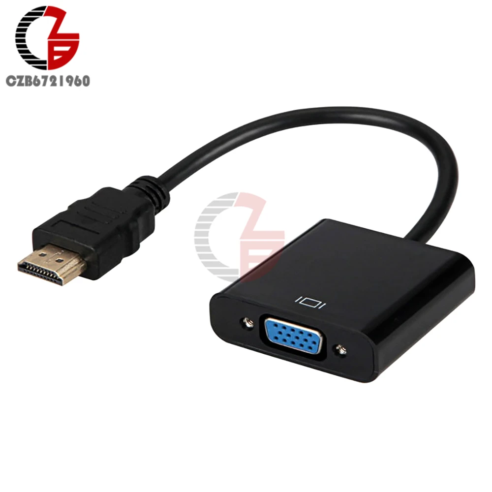 NEW 1080P Male to VGA Female Converter Adapter Cable for PC DVD HDTV TV | Обустройство дома