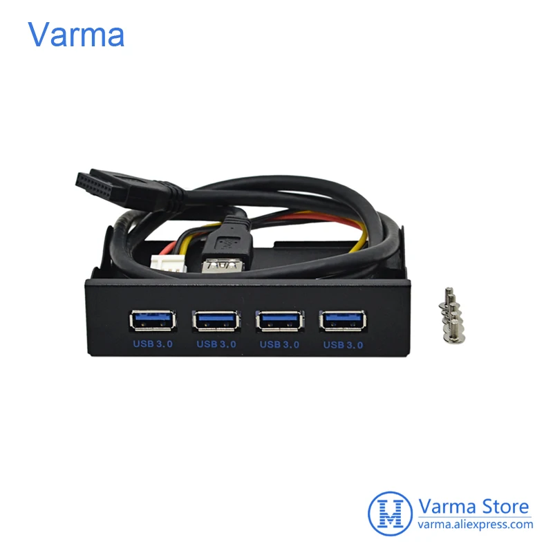 Varma 4 порта USB 3 0 Передняя панель USB3.0 концентратор адаптер кронштейн комбо с 15 Pin SATA