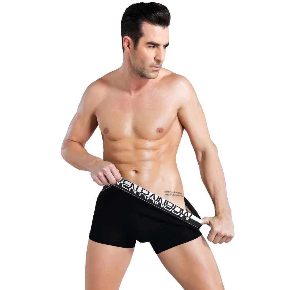 4 шт. Мужские дышащие трусы боксёры|mens underwear boxers|boxer fashionboxer th |