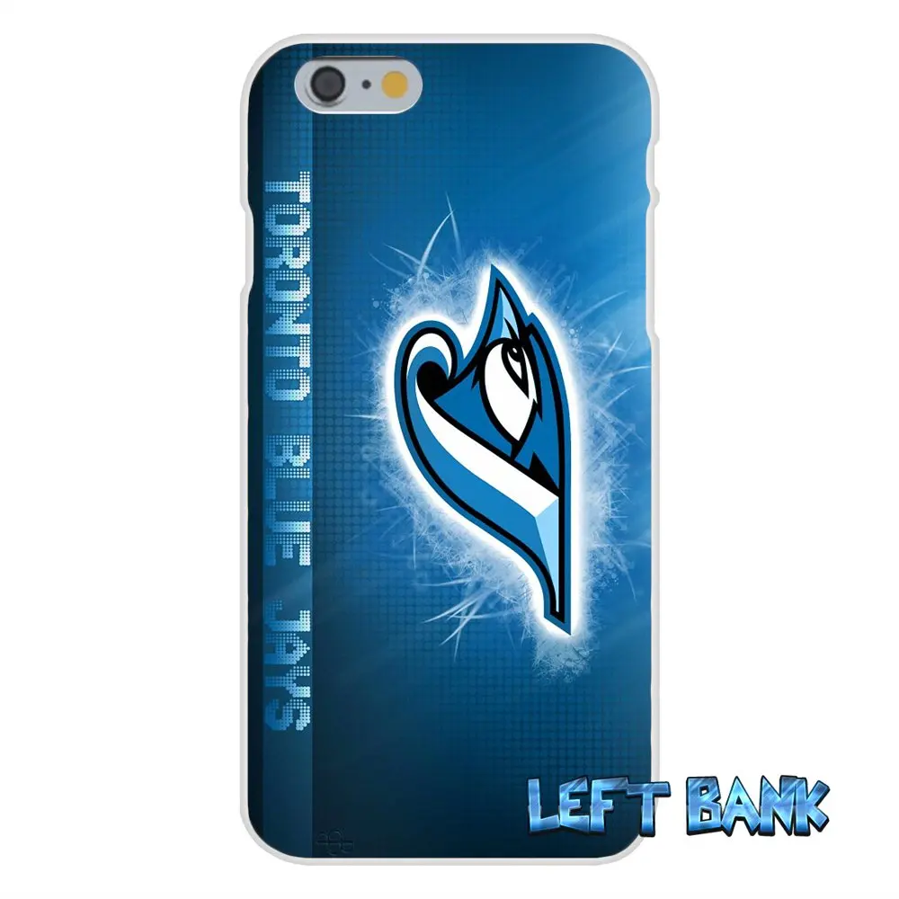 Toronto Blue Jays логотип мягкий Силиконовый ТПУ Прозрачный чехол для iPhone 4 4S 5 5S 5C SE 6 6S 7 Plus