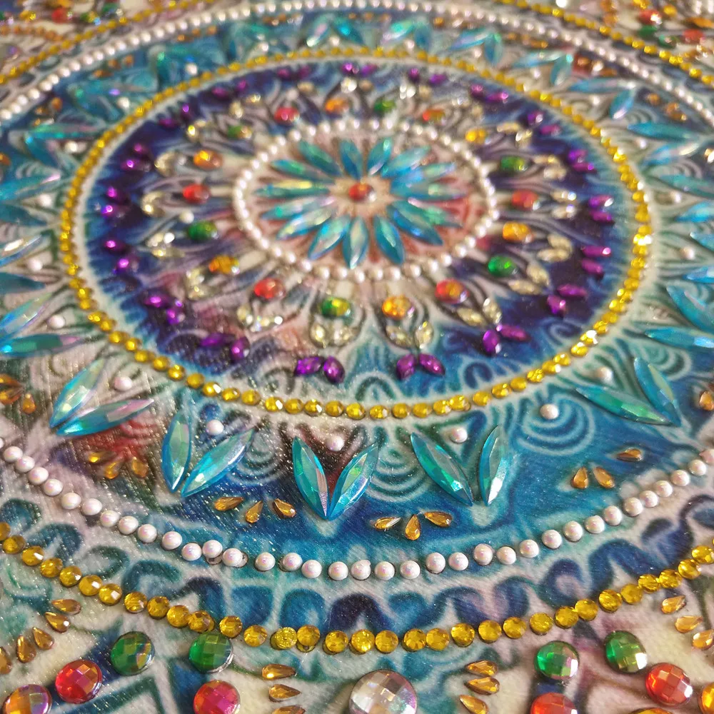 Mandala Diamond Mosaic 5D Diy Special Shaped Diamond Painting Partial Drill Cross Stitch Kits Diamond Embroidery