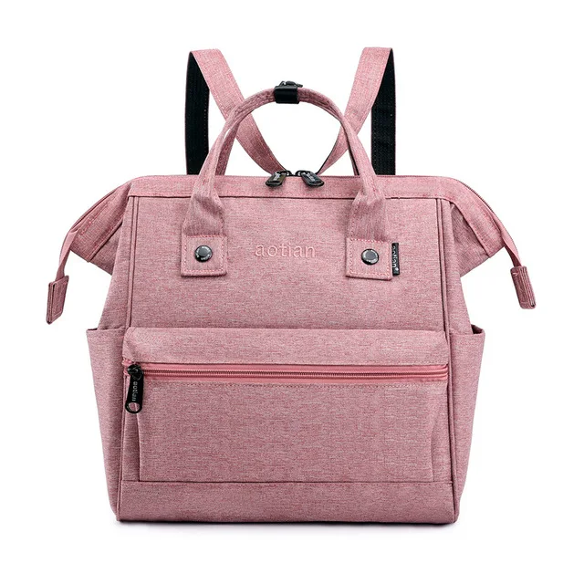 Style2-Pink Сумка для подгузников для мам и мам, Большая вместительная сумка для подгузников для мам и детей, сумка для подгузников для путешествий, рюкзак для ухода за ребенком, сумка для подгузников для кормящих мам - Цвет: Style2-Pink