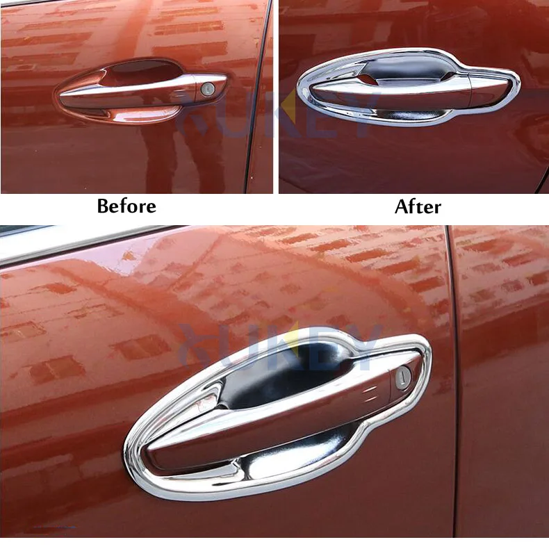 AX хромированная дверная ручка чаша декоративная крышка рамка Защита отделка 8