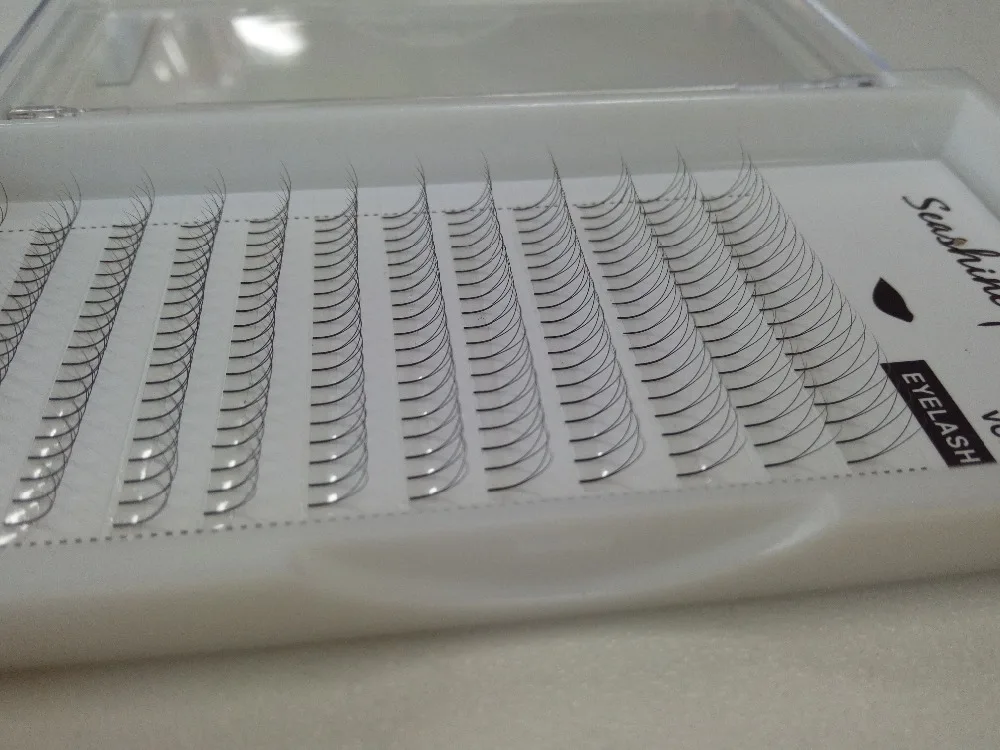 

9-15mm Natural eyelashes CD Curl 2D Individual Lash False Eyelashes Extension 100% handmade free shipping