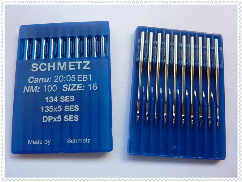 Иглы для швейной машинки SCHMETZ DPx5 SES 135x5 134 20 шт./лот промышленных швейных машин с