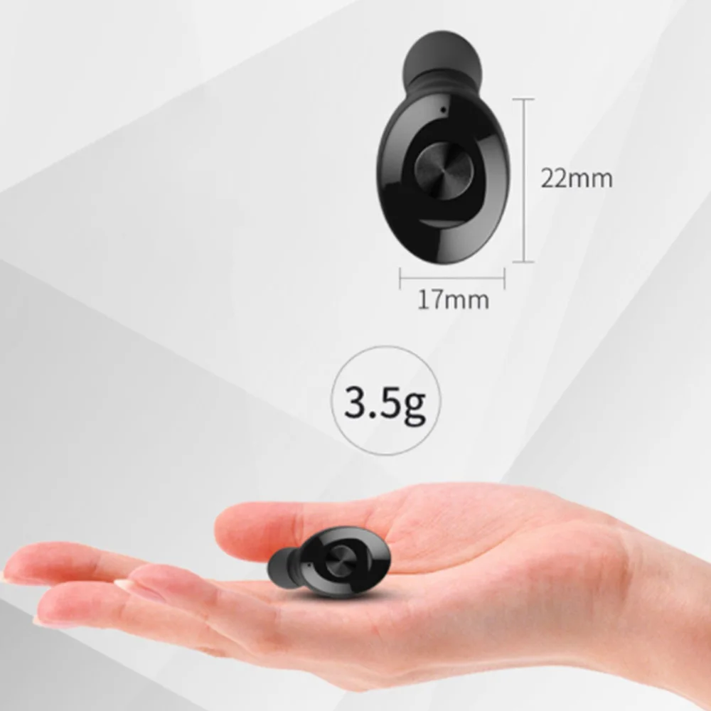 1 шт. наушники-вкладыши TWS с 5 0 Bluetooth Беспроводные наушники микрофоном XG12 стерео