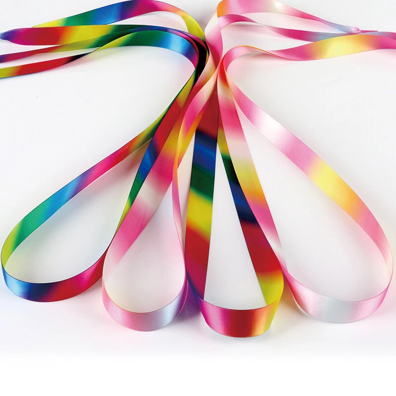 

1Pair Colorful Silk shoelaces Candy Gradient Party Camping Boots Shoelace Canvas Strings Camping Shoes Lace Growing rainbow BC-2