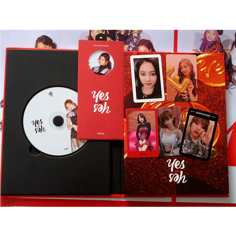 Подписанный дважды autographed mini6th Да или да альбом CD+ Фотокнига 112018