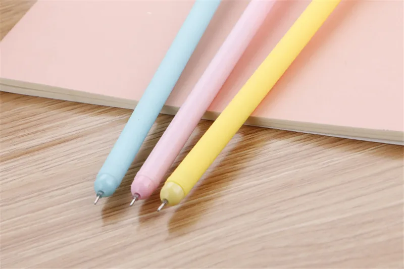 Цветной Кролик Утка гелевая ручка милый забавный Kawaii школьный аксессуар Kawai офисные канцелярские принадлежности вещь дети Стационарный магазин товары
