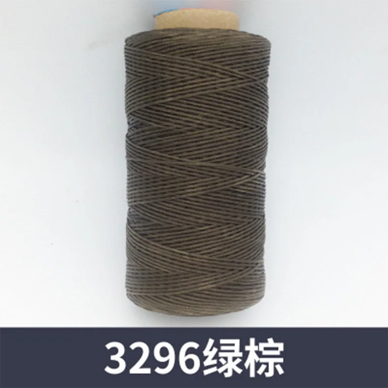 3296 Красочные плоские Швейные восковые линии ручной работы DIY для кожи плоские Вощеные швейные нейлоновые нити воск нейлоновая нить Mach кожаные инструменты - Цвет: 3296
