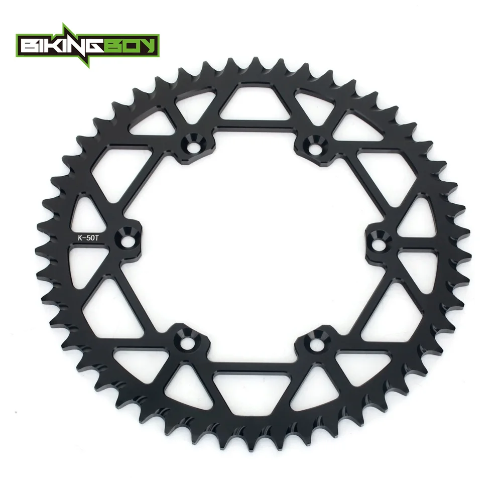 Задняя звездочка для KX125 520 250 500F KDX200 450 220 KLX250 300 R S 81-650 13 12 11 10 алюминий 2014 48T 49T 50T 51T 52T