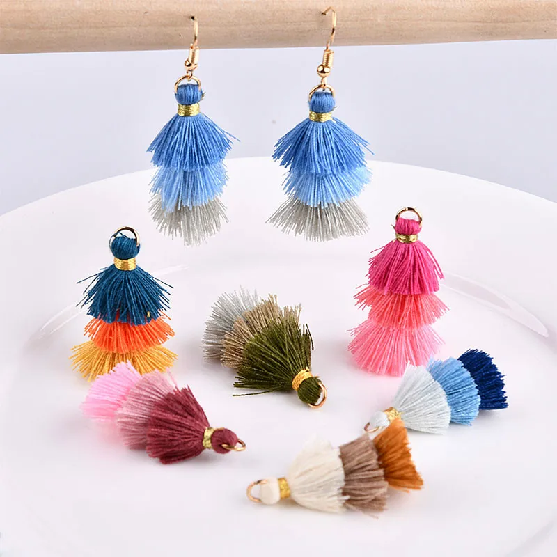 3-слойная кисточка из хлопчатобумажной нитки в южнокорейском стиле аксессуары