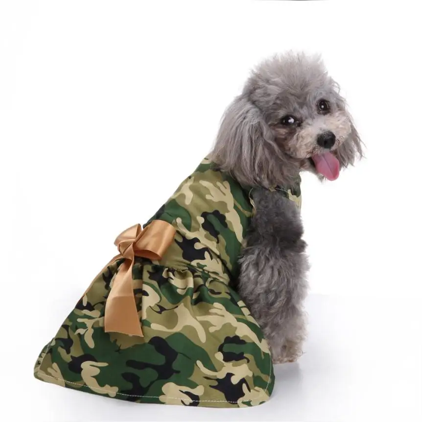 Полиэстер Одежда для собак камуфляжная одежда для собак одежда Honden Kleding Одежда для собак кошек XS-L
